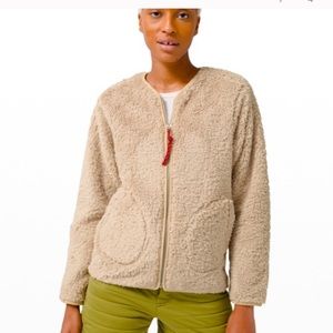 🧸BNWT - Lululemon Oh So Sherpa Fleecy Full Zip Jacket
